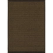 Garden Party Courtyard House Indoor/Outdoor Rug, Expresso, 7'9" x 10'5"