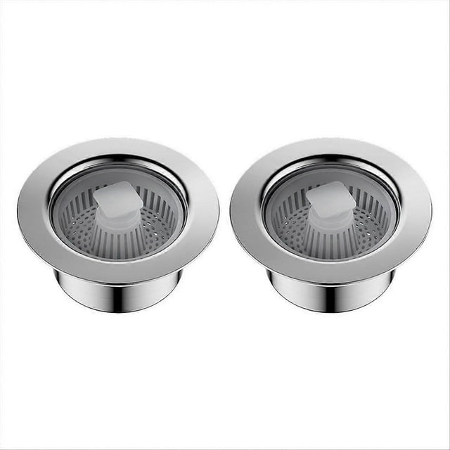 Kitchen Drain Basket Stopping Blockage Bouncing Core Leak-Proof Plug