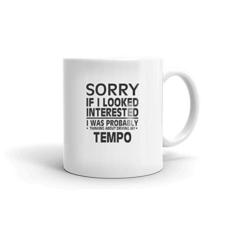 

Thinking about my TEMPO Driver Coffee Tea Ceramic Mug Office Work Cup Gift 11oz