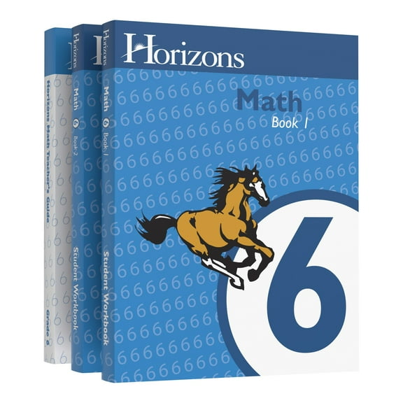 Horizons 6th Grade Math Box Set by Alpha Omega Publications (Paperback)