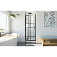 thumbnail image 2 of DreamLine Unidoor Toulon 28 in. W x 72 in. H Frameless Hinged Shower Door in Satin Black, 2 of 6