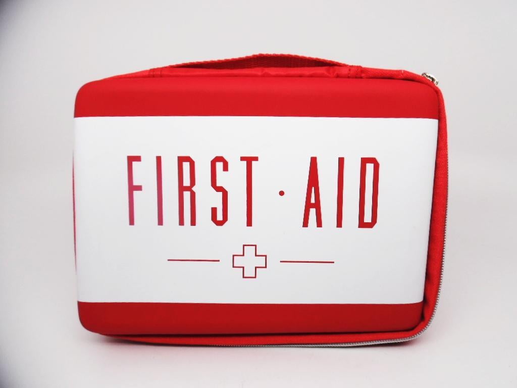 Band-Aid Brand Exclusive Build Your Own First Aid Kit Red Bag