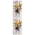 thumbnail image 2 of Rugshop Contemporary Modern Abstract Runner Rug 2' x 7' Gold, 2 of 3