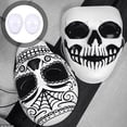thumbnail image 4 of KAKOWELY 6 máscaras blancas prácticas para hacer tú mismo, máscaras de papel pintadas a mano, accesorio para fiestas de mascarada, 4 of 5