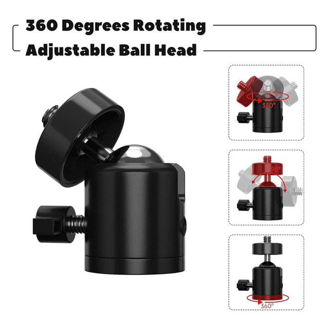 Trail Camera Tree Mount: 360 Degrees Adjustable Game Camera Mount with 1/4 Inch Screw, Easy Installation 2 Pack
