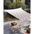 thumbnail image 3 of Sun Shade Sail 8x10Ft Beige Gradient Retro Morocco Pattern Uv Block Sunshade Canopy Outdoor Shade Cover Rectangle Shade Cloth For Patio Garden Yard Deck Pergola, 3 of 6