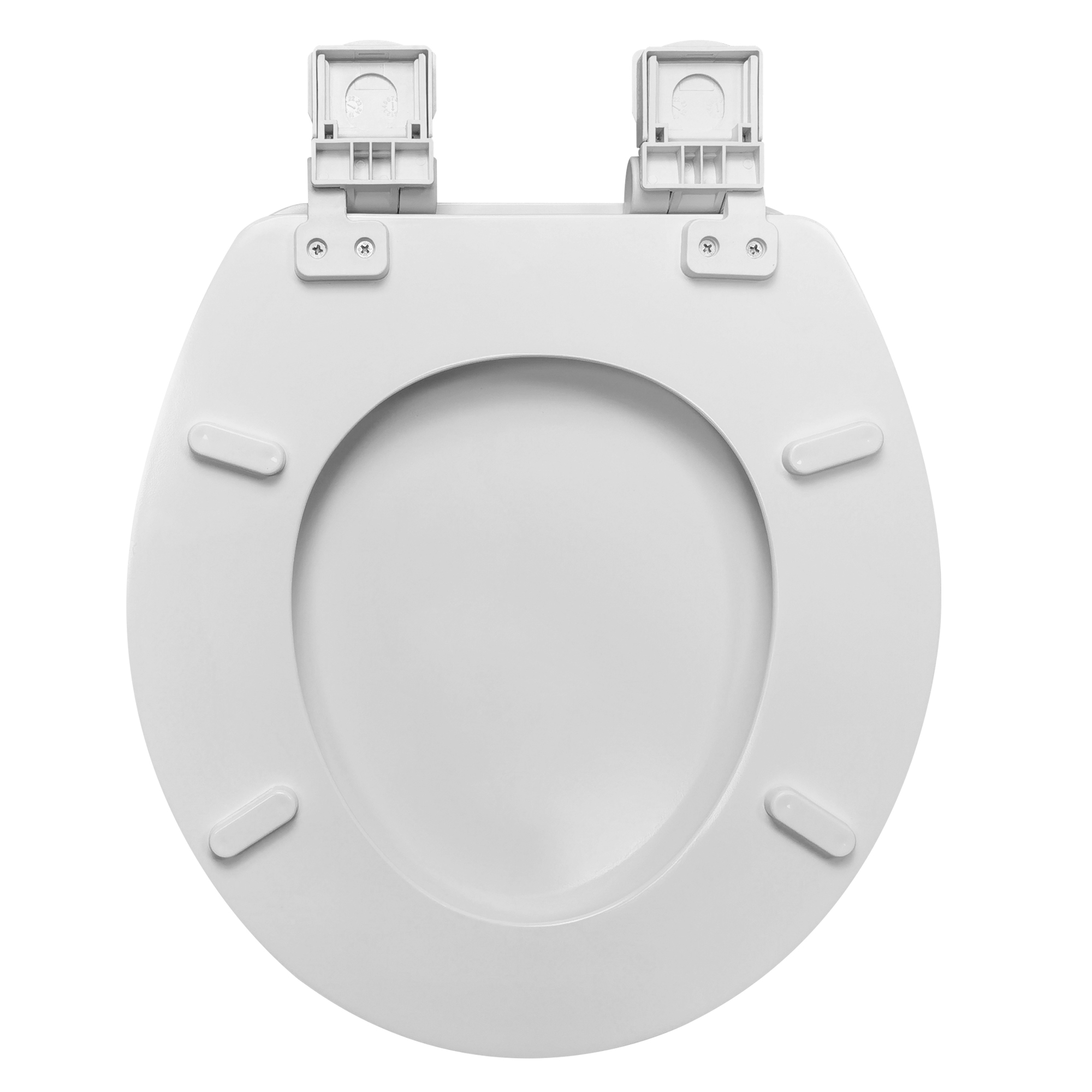 Mainstays Round Slow-Close Toilet Seat in White photo 4