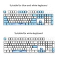 thumbnail image 2 of Gieenan 8 Keys PBT Keycap Five Sides Dye Sub OEM Profile 6.25 Space ESC Enter Directions, 2 of 7