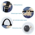 thumbnail image 7 of FORMRS Women's Travel Backpack Purse Anti-Theft Hidden Pockets Casual Shoulder Bag, Blue Wave Pattern, 7 of 7