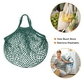 thumbnail image 5 of Uxcell Cotton Mesh Bag, 15x13.8" Reusable Mesh Net String Grocery Bags Organizer Dark Green 2Pcs, 5 of 6