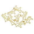 thumbnail image 4 of Abbracc 8pcs Or Métal Cheval Forme Trombones Signet Photo Album Enveloppe Clips, 4 of 8