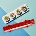 thumbnail image 6 of Yibooy Sushi Maker Mold Cylindrical Sushi Roller Mold Beginner Sushi Kit (Red), 6 of 6