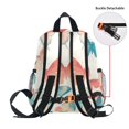 thumbnail image 5 of FORMRS School Backpack with Front Zippered Pocket 12" Student Travel Daypack, Watercolor Butterflies, 5 of 6