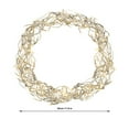 thumbnail image 3 of Dusknt Wire Mesh LED LED White Diameter Cm Lighting Gold Wreath 30 Light with Warm Decoration Crafts, 1x LED wreath, 3 of 9