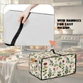 thumbnail image 5 of Renewold Toaster Oven Protector Stain-Resistant Polyester Smart Oven Air Fryer Protective Case with Accessory Pockets Home Kitchen Decoration, 18.5 x 14.5 x 9 Inches, Floral Beige Retro, 5 of 7