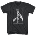 thumbnail image 1 of Hai Karate Karate Chop Black Heather Adult T-Shirt, 1 of 1