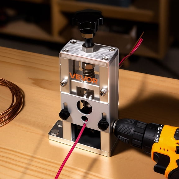 Dual-Powered Wire Stripping Machine - Hand Crank or Electric Drill Operation for 0.06" to 1" Cables