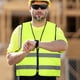 thumbnail image 3 of Chaleco reflectante de alta visibilidad, 2 unidades, ropa de seguridad transpirable, tira plateada para construcción, tráfico y actividades al aire libre, trabajo, ciclismo, corredores, topógrafos, 3 of 7