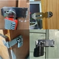 thumbnail image 5 of Cerrojo de candado de acero inoxidable, cerrojo resistente y grapa con tornillos, cierre de puerta, cerradura de puerta, pestillo de cobertizo, grapa de candado para puerta, ventan, 5 of 5