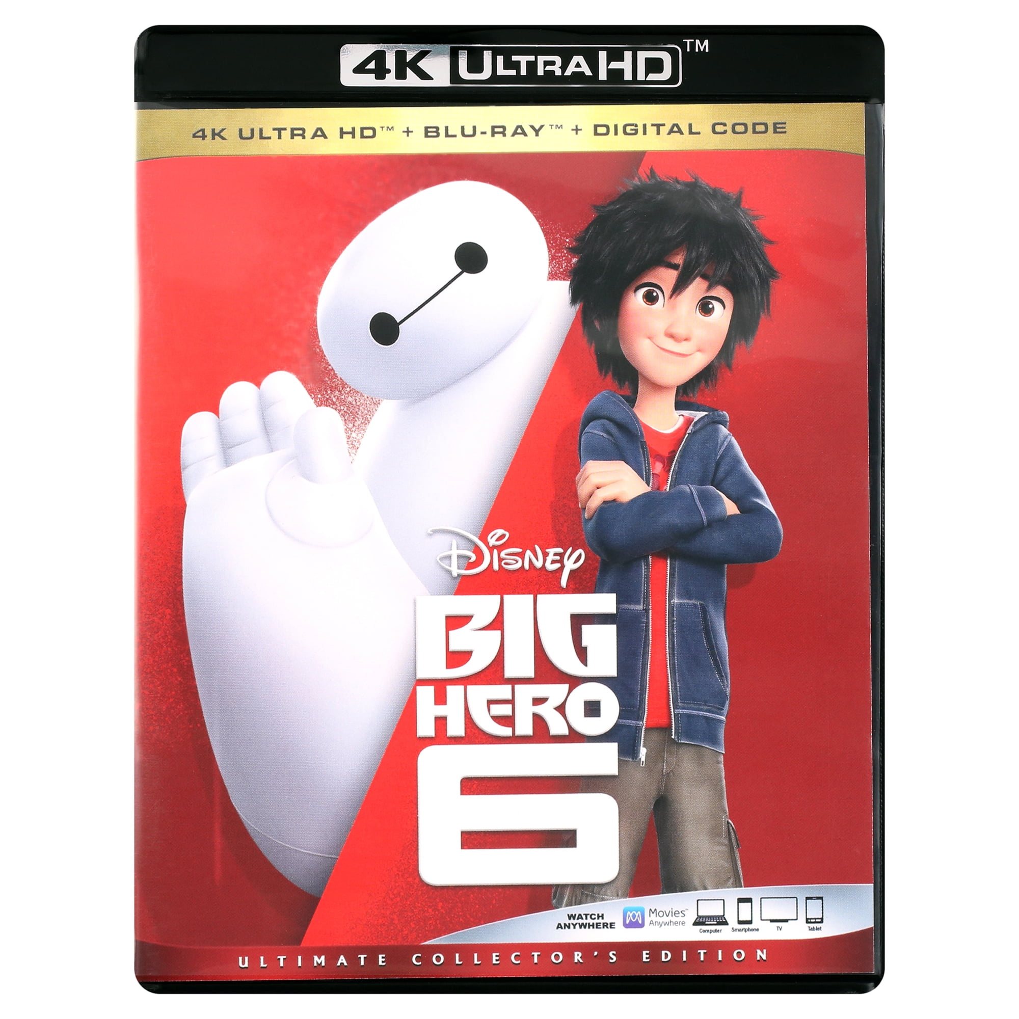 Big Hero 6 (4K Ultra HD + Blu-ray + Digital Code)