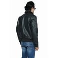 thumbnail image 2 of Men's Leather Jacket with Genuine Fur Collar, 2 of 7