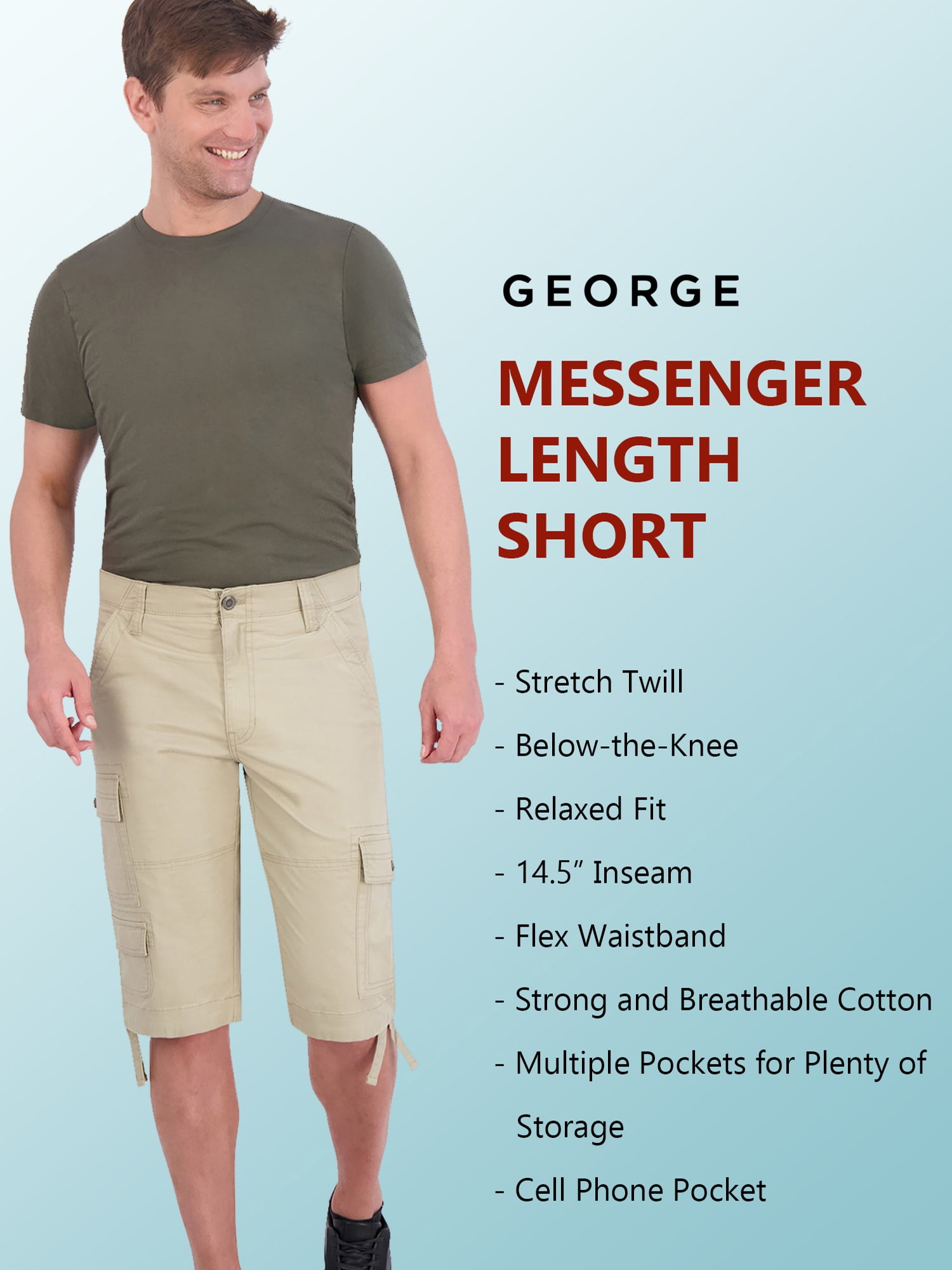 George Men s Messenger Short