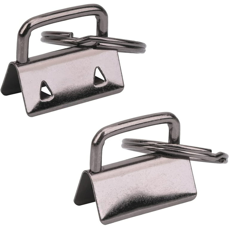 1 Inch Key Fob Hardware With Key Rings Sets Key Fob Hardware Key Ring Key  Chains Key Lanyard Metal Key Wristlet Key Strap Key Fobs-7 Color 