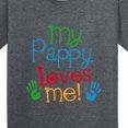 thumbnail image 4 of Inktastic My Pappy Loves Me Youth T-Shirt, 4 of 5