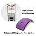 thumbnail image 3 of Wireless Mouse,2.4GHz Foldable Folding Arc Optical Mouse with Fast Scrolling for Microsoft Laptop Notebook Computer Mice-Purple, 3 of 5