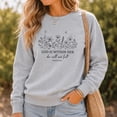 thumbnail image 3 of Jollimate God Is Within Her She Will Not Fall Sweatshirt, Psalm 46:5 Christian Graphic Pullover, Gift for Women, 3 of 6