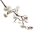 thumbnail image 2 of 5 Pack Faux Plum Blossom Artificial Plum Flowers Fake Plum Branches Long Stem Silk Plum Silk Simulation Flower Floral Arrangement for Home Wedding Table Decoration Accessory Party, 23.6”, 2 of 9
