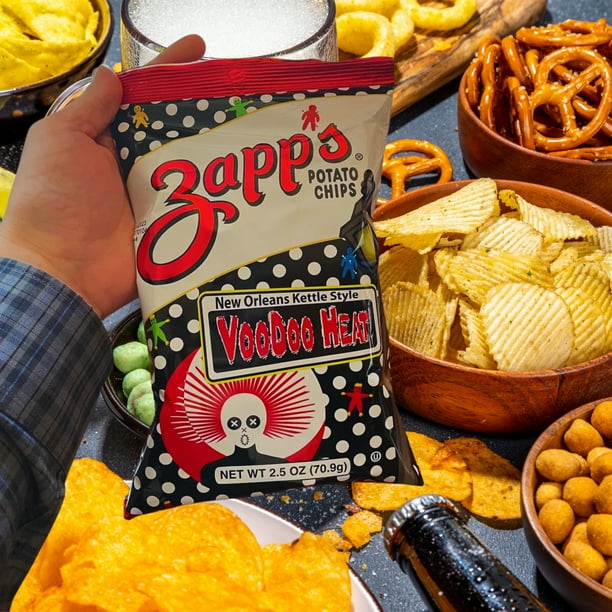 Zapp' Voodoo Chips (3x2.5oz) - Retail chips snack supply - Walmart