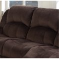 thumbnail image 2 of Modern Metal Reclining In Chocolate Suede With Extra Padding For Living Space Contemporary Recliner & Frame Comfort, 2 of 6