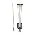 thumbnail image 2 of Solar Garden Lights, Waterproof 600mAh Battery Color Changing Solar Light Easy To Install Automatic 8 Head Decorative  For Camping For Way, 2 of 8