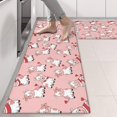 thumbnail image 2 of Kitchen Rugs Sets Of 2,Pink Cow Sweater Pattern Anti Fatigue Kitchen Mat Rugs Non Slip Washable,Decorative Kitchen Floor Mats for Kitchen,Sink,Laundry,17"X47", 2 of 5