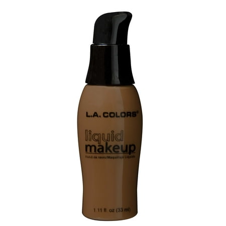 (2 Pack) LA Colors Pump Liquid Makeup, Cappuccino, 1.11 Oz