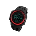 thumbnail image 1 of Montre de Sport Numérique pour Hommes 1251 Course Extérieure Entraînement Montre Course Extérieure Étanche Chronomètre Compte à Rebours Rouge, 1 of 7