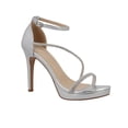 thumbnail image 2 of Zapatillas HEAD OVER HEELS Mujer Tacón Alto Fiesta Formal plateado 11 cm, 2 of 4