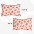 thumbnail image 2 of Susaid Starfish Print Pillowcases Multiple Size, Pillow Cover Super Soft Envelope Closure Standard Pillow Case-14"x20", 2 of 6