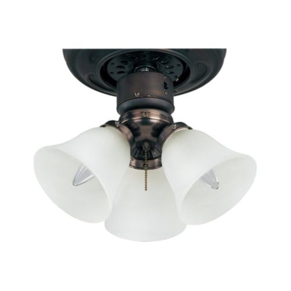 Hampton Bay 3-Light Oil Rubbed Bronze Ceiling Fan Shades LED Light Kit -  Walmart.com, image size:1000x1000