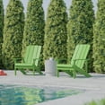 thumbnail image 4 of Flash Furniture Charlestown Poly Resin Adirondack Chair - Lime Green - All Weather - Indoor/Outdoor - Set of 2, 4 of 13