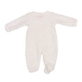 thumbnail image 2 of Mameluco Baby Creysi One For You Unisex 0M con Diseño de Estrellas y Botones Blanco, 2 of 4