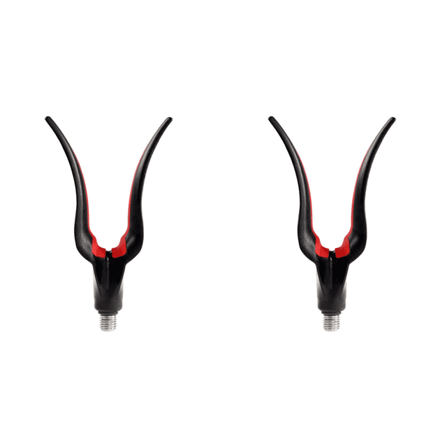 Cabezal Descanso para Caña Pescar Carpa Pinza Plástico Soporte Hilo M3/8 () Rojo