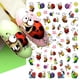 thumbnail image 3 of Pegatina para uñas de dibujos animados de hormiga, abeja, mariquita, planta suculenta, pegatinas de manicura deslizantes de arco iris, decoración de uñas de primavera y verano LEEB168, 3 of 4