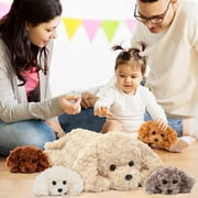 MorisMos 24 Puppy Stuffed Animal Mommy Dog with 4 Baby Plush Toys