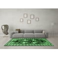 thumbnail image 3 of Ahgly Company Indoor Rectangle Persian Emerald Green Traditional Area Rugs, 5' x 7', 3 of 4