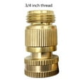 thumbnail image 5 of WINDLAND 3/4inch Thread Connector Fittings Water Hose Quick Connector Female Adapter, 5 of 16