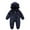 Blue, variant on Baby Jumpsuit Snowsuit for 0-9 Months , Bear Snowsuit Fluffy Winter Keep Warm , Romper Warm Coat Size 0 Months-3 Months