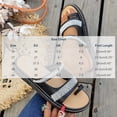 thumbnail image 3 of Slide Sandals Women Glitter Hollow Mesh Jelly Low Block Heel Closed Square Toe Backless Daily Outdoor Shoes, 3 of 7