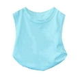 thumbnail image 4 of Ashirexll Boys Tank Tops Fall Vest Solid Color Sleeveless Sports Base Layer Shirt for Active Kids and Children, 4 of 4